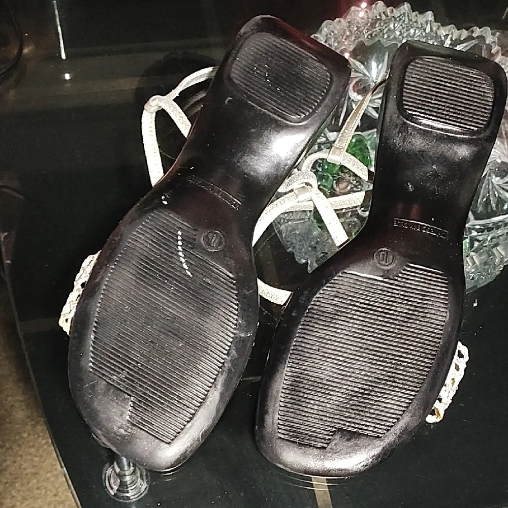 Elegant Silver Sandals